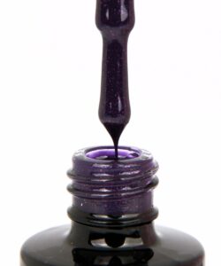 Lakier Hybrydowy - Kolor 088 Shiny Plum - obrazek 2
