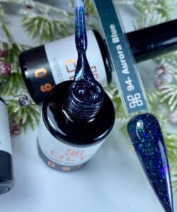 Lakier Hybrydowy - Kolor 094 Aurora Blue - obrazek 2