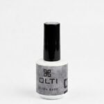 OLTI Beton Base nail polish bottle with a glossy black cap on a white background