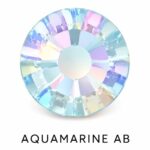 Swarovski Aquamarine AB mix 150 szt